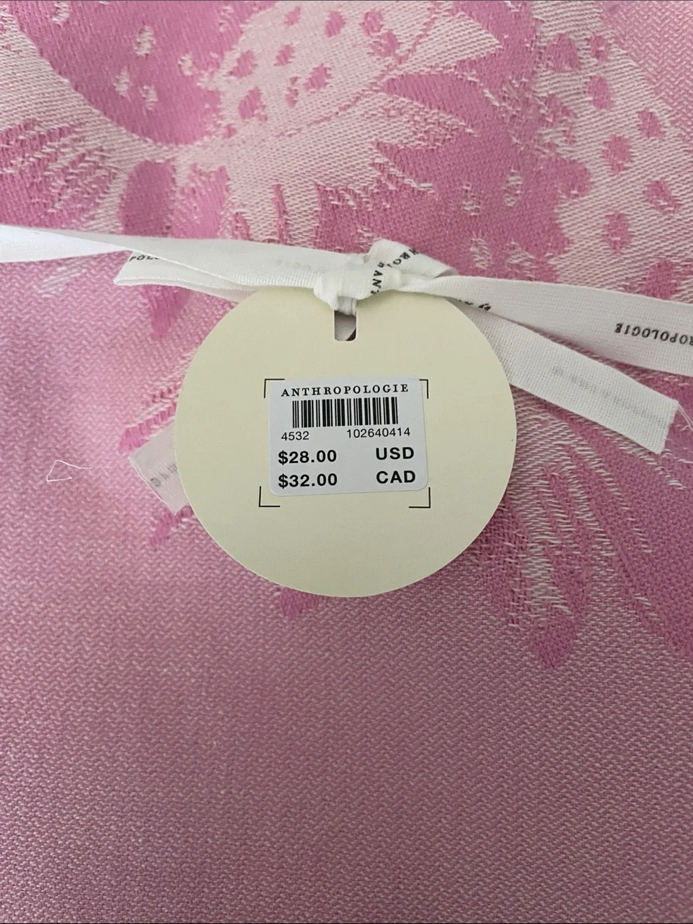 NWT Anthropologie Pink Strawberry, Blue Cake Kitchen Towels - Set of 2